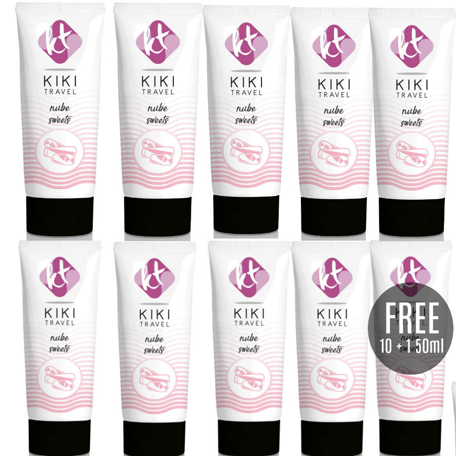 Lubrikační gel na vodní bázi 50ml s aloe a intenzivní příchutí KIKÍ TRAVEL