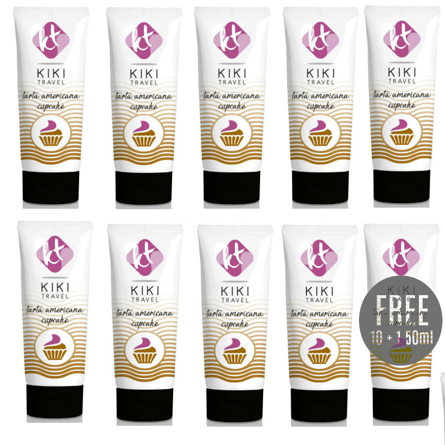 Cupcake lubrikační gel 50 ml na vodní bázi, veganský, pro něžné hrátky KIKÍ TRAVEL