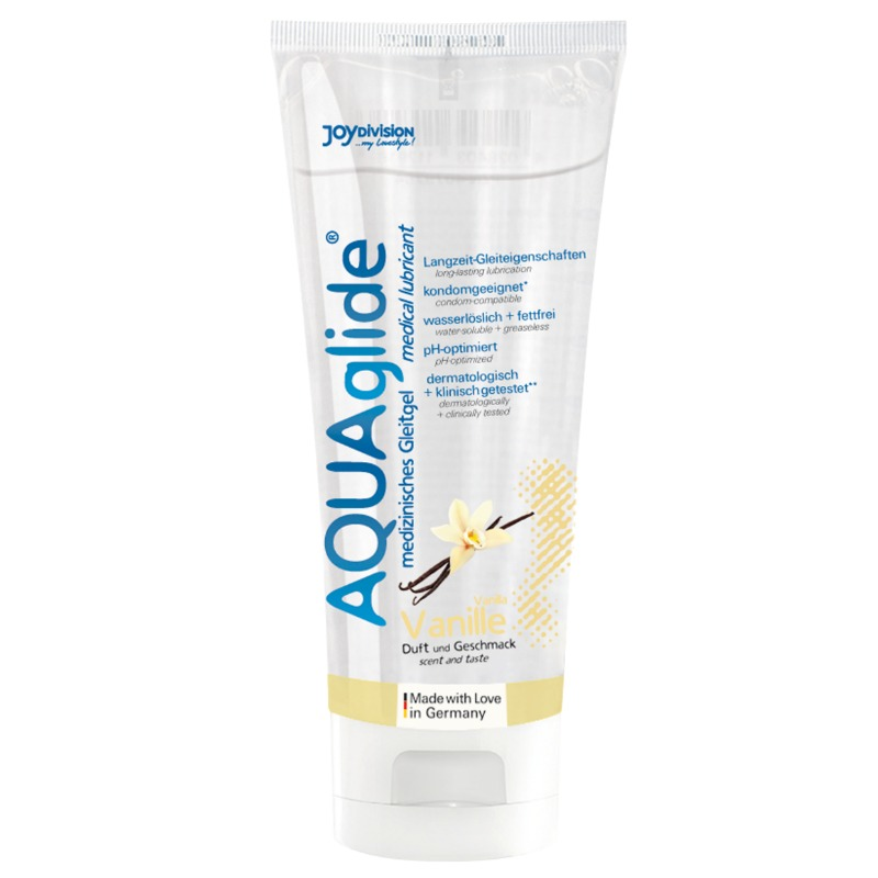 JOYDIVISION AQUAglide lubrikační gel s vanilkovou příchutí, 100 ml
