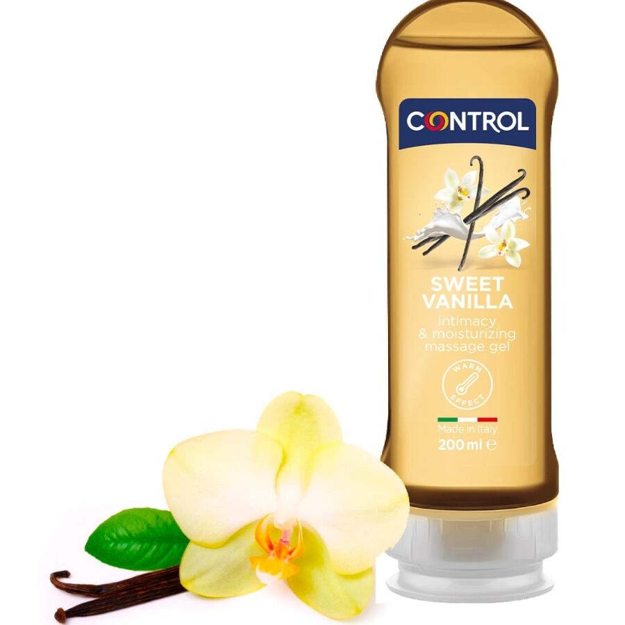 Masážní gel CONTROL Madagascar Sweetness 2 v 1, 200 ml