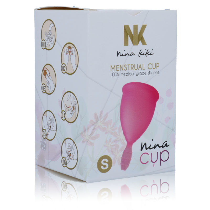 Menstruační kalíšek NINA KIKÍ, velikost S, růžový
