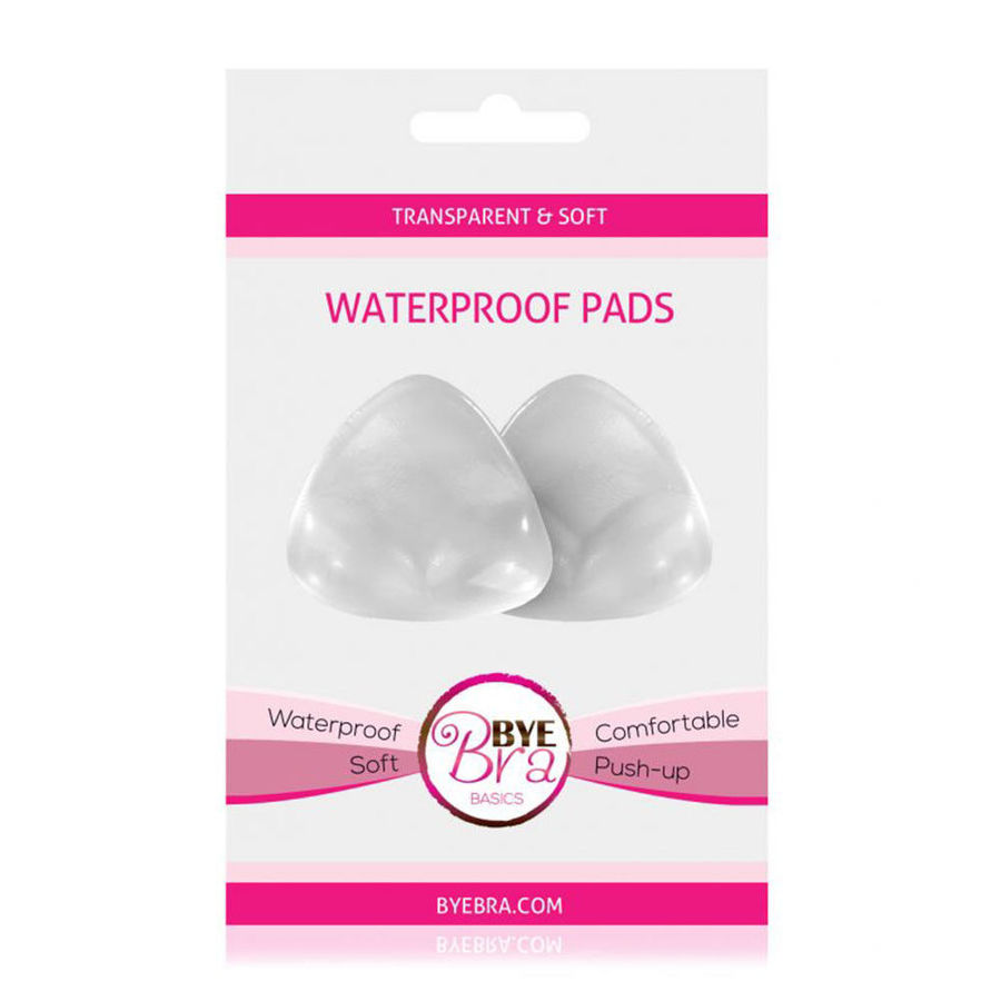 BYE BRA Waterproof Pads, průhledné vycpávky s push up efektem do bikin