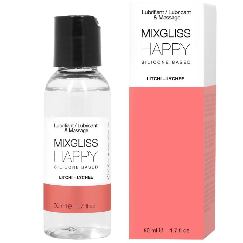 Lubrikační gel Mixgliss Happy s příchutí liči, 50 ml