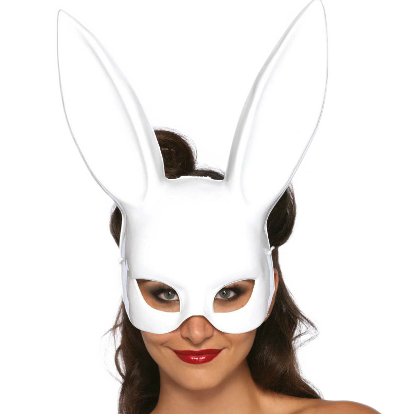 LEG AVENUE Maska zajíčka Masquerade, bílá