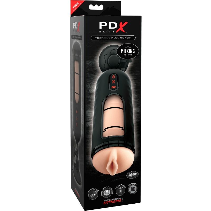 PDX ELITE Vibrating Mega Milker vibrační masturbátor