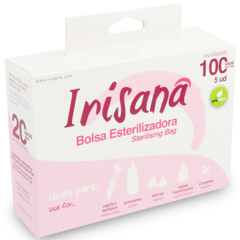 IRISANA sterilizační sáčky do mikrovlnky, 5 kusů