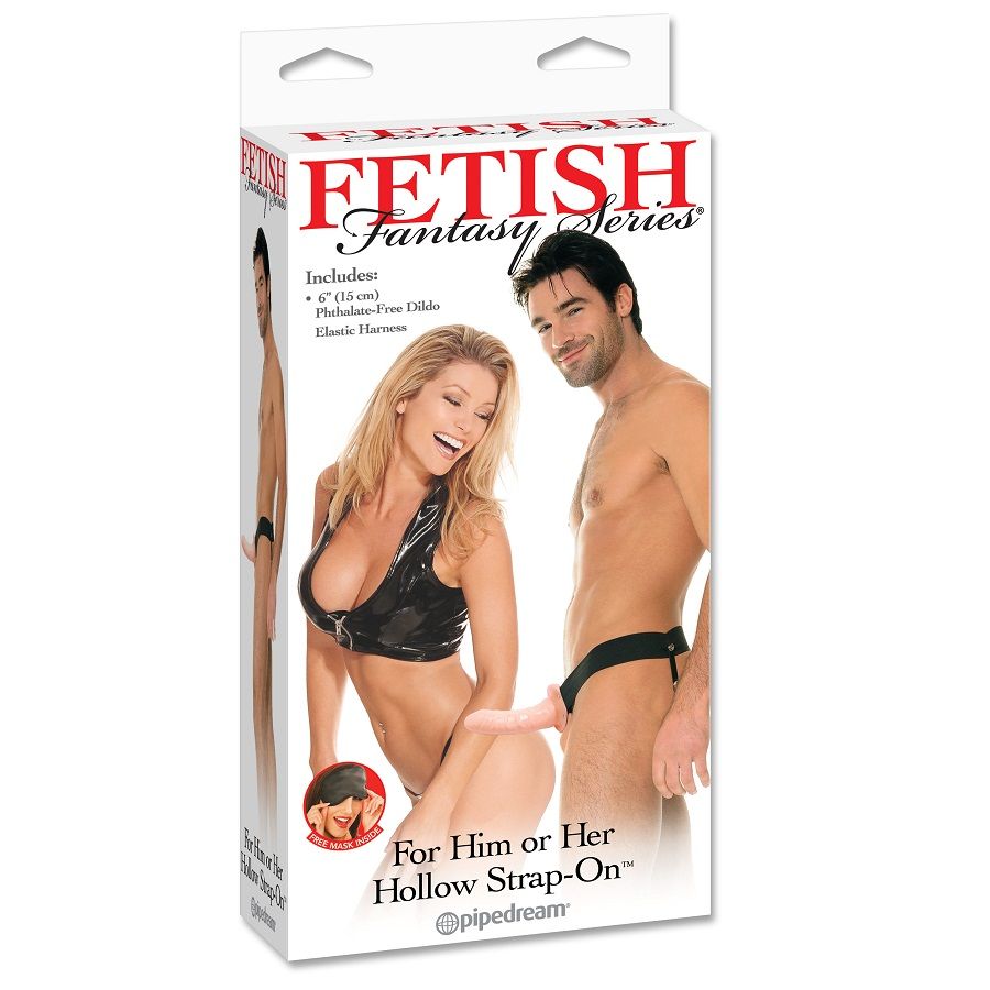 FETISH FANTASY SERIES Duté dildo s nastavitelným postrojem, 15 cm