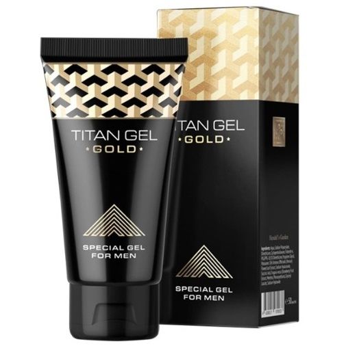 TITAN GEL Gold gel na masáž penisu, 50 ml