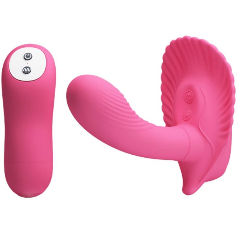 Vibrátor Pretty Love Shell s dálkovým ovládáním