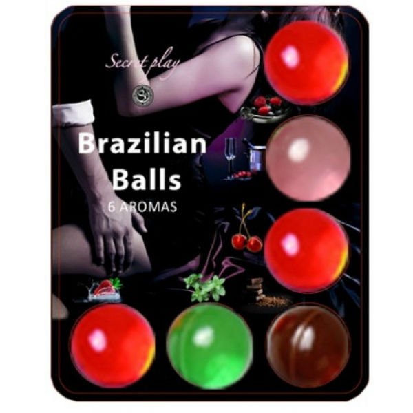 Secretplay Hot Balls: 6 brazilských kuliček s vůní