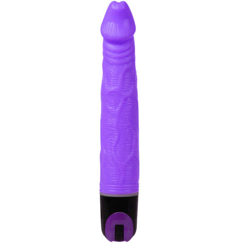 Realistický vibrátor BAILE s několika vibračními režimy, 21,5 cm