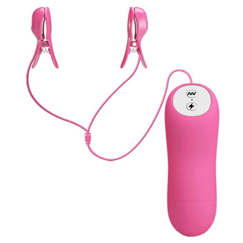 Elektrosexuální svorky BAILE Romantic Wave s vibracemi