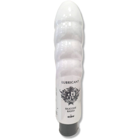 EROS FETISH LINE silikonový lubrikační gel v lahvičce ve tvaru dilda