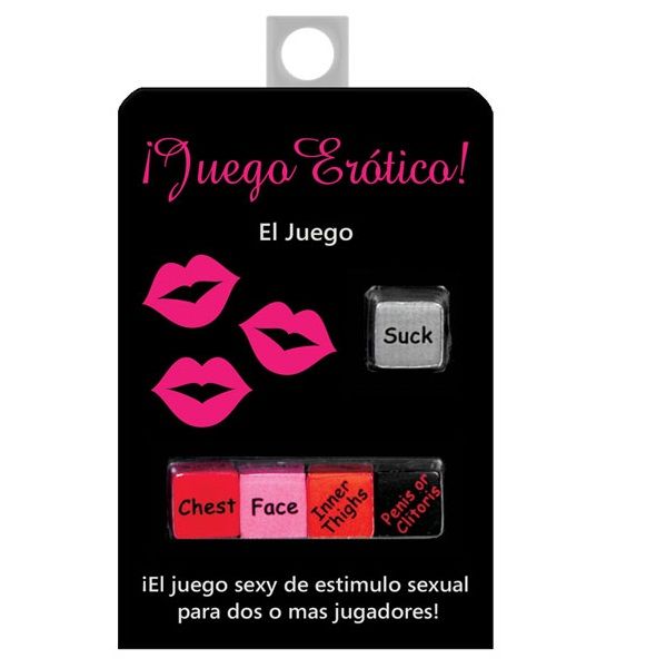 KHEPER GAMES erotické kostky, 5 kostek, španělsky