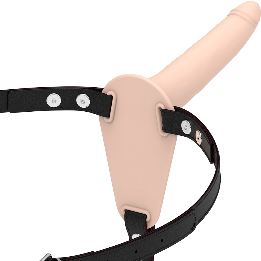 Fetish Submissive strap on postroj ze silikonu, 15 cm