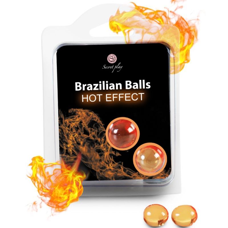 Secretplay Brazilian Balls: hřejivé lubrikační kuličky