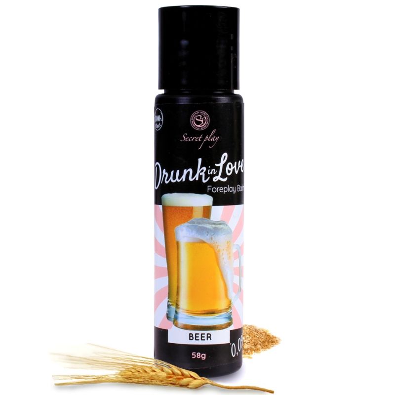 Secretplay Drunk in Love: lubrikační gel s příchutí piva, 60 ml