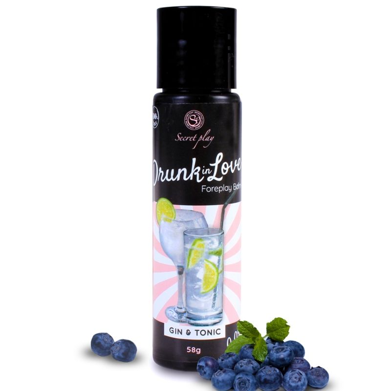 Secretplay Drunk in Love lubrikační gel s příchutí Gin Tonic, 60 ml