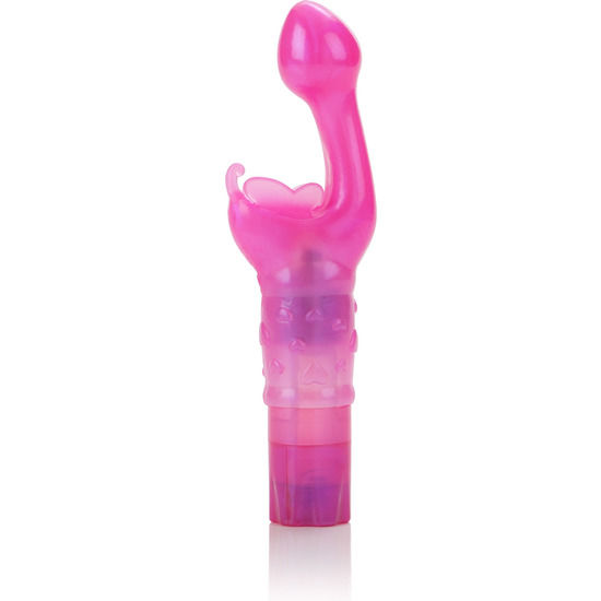 CalExotics Kiss Butterfly Kiss růžový vibrátor na bod G