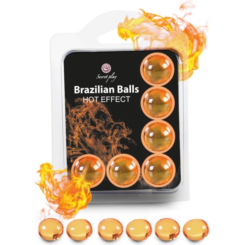 Secretplay Brazilian Balls Heat Effect, 6 kusů