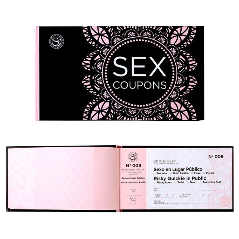 SECRETPLAY Sex Coupons, erotická hra ve španělštině a angličtině