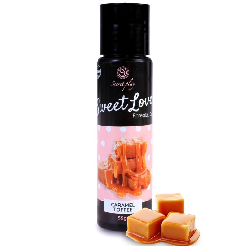 Lubrikační gel SECRETPLAY Sweet Love s karamelovou příchutí, 60 ml