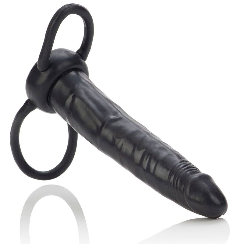 CalExotics Accommodator, dvojitý kroužek, černý