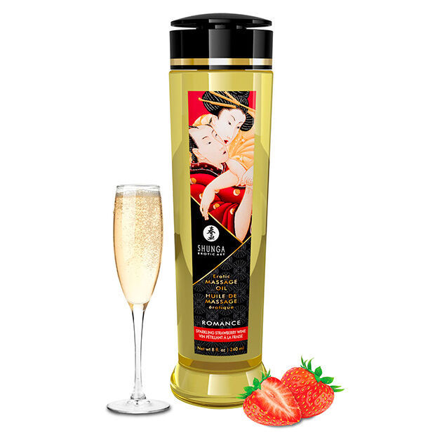 Masážní olej Shunga Erotic Romance 240 ml