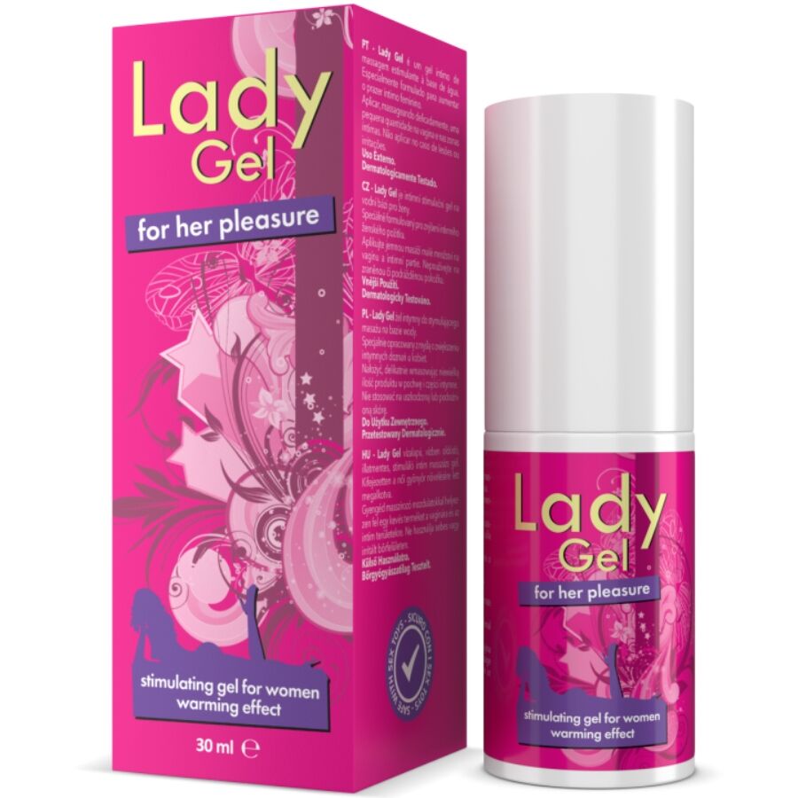 Intimateline Lady Gel, zahřívací intimní gel, 30 ml