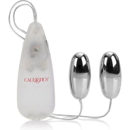 CalExotics Vibrating Bullets Silver Duo vibrační stimulátor klitorisu