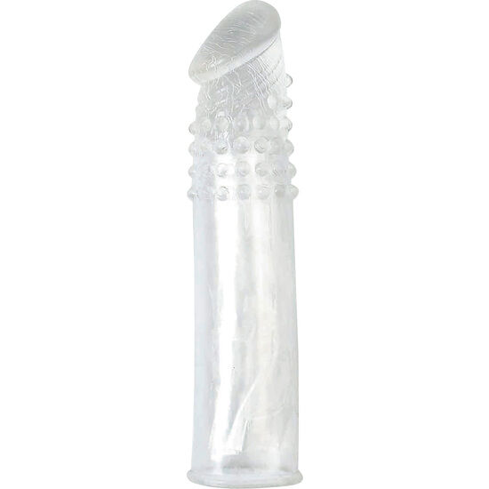 SEVEN CREATIONS silikonový návlek na penis, průhledný