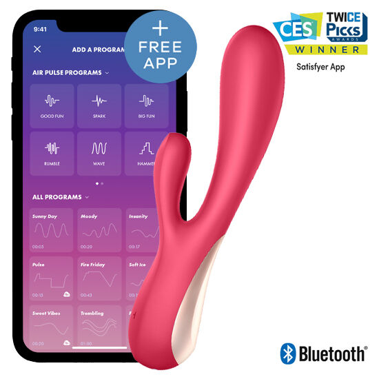 Vibrátor Satisfyer ovládaný aplikací s funkcí zahřívání