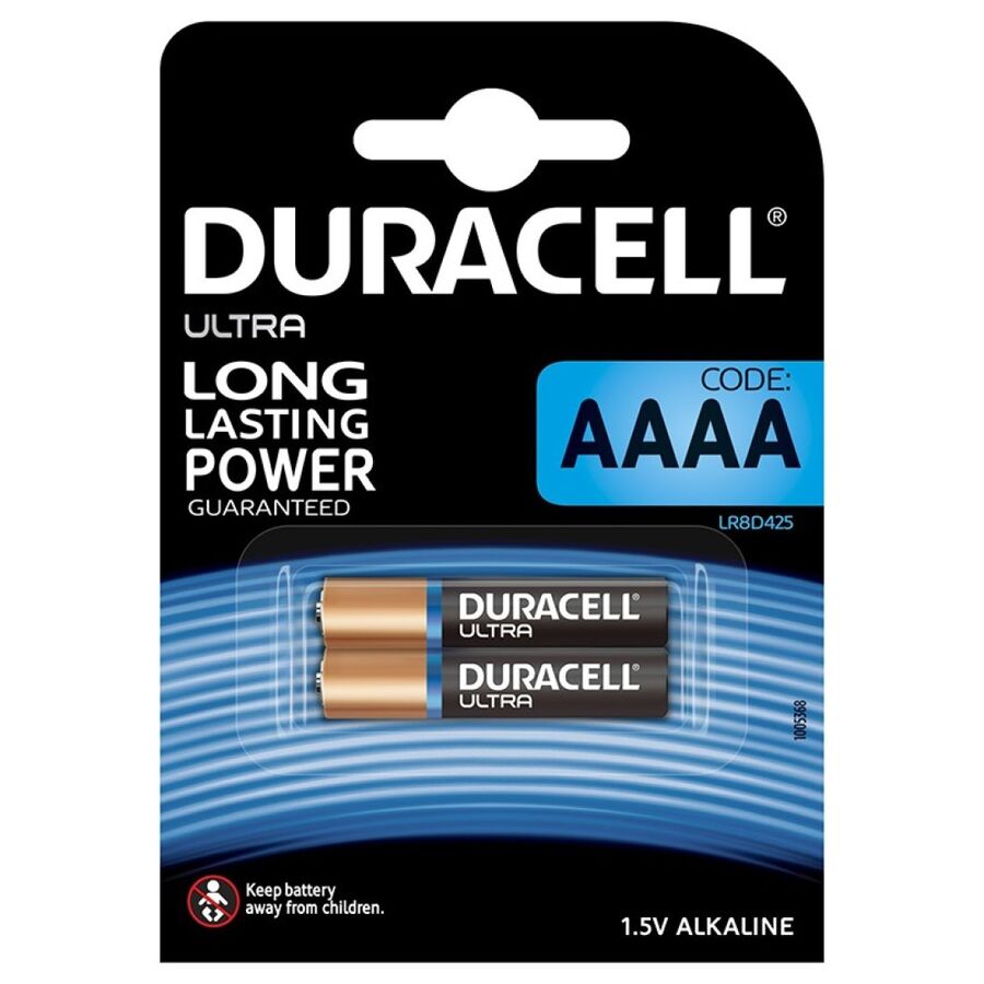 Baterie AAAA 1 5V s dlouhou výdrží pro malá zařízení, balení 2 ks DURACELL