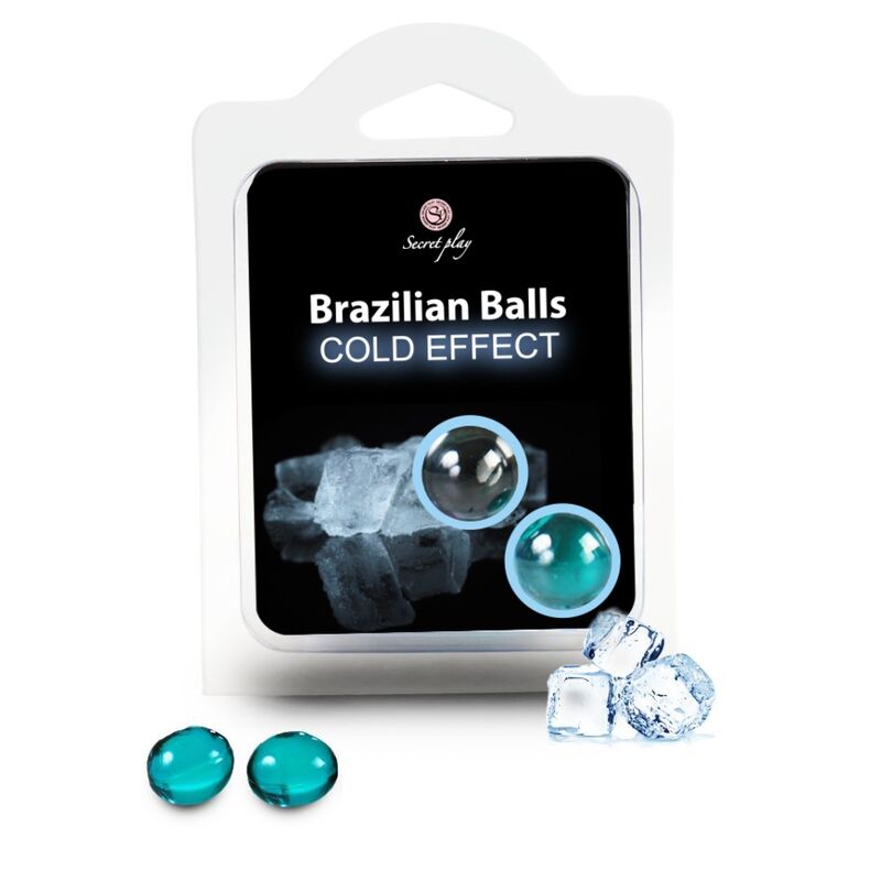 Secretplay Brazilian Balls Cold Effect, rozpustné kuličky s chladivým efektem