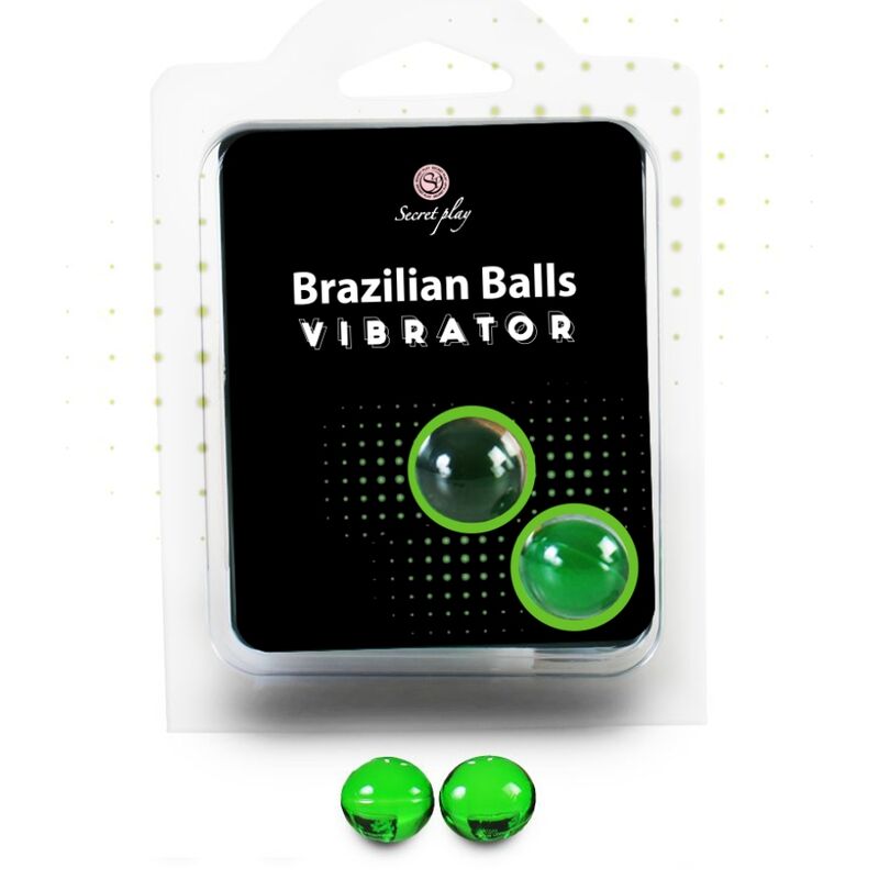 SECRETPLAY Shock brazilské kuličky s vibračním efektem, 2 kusy