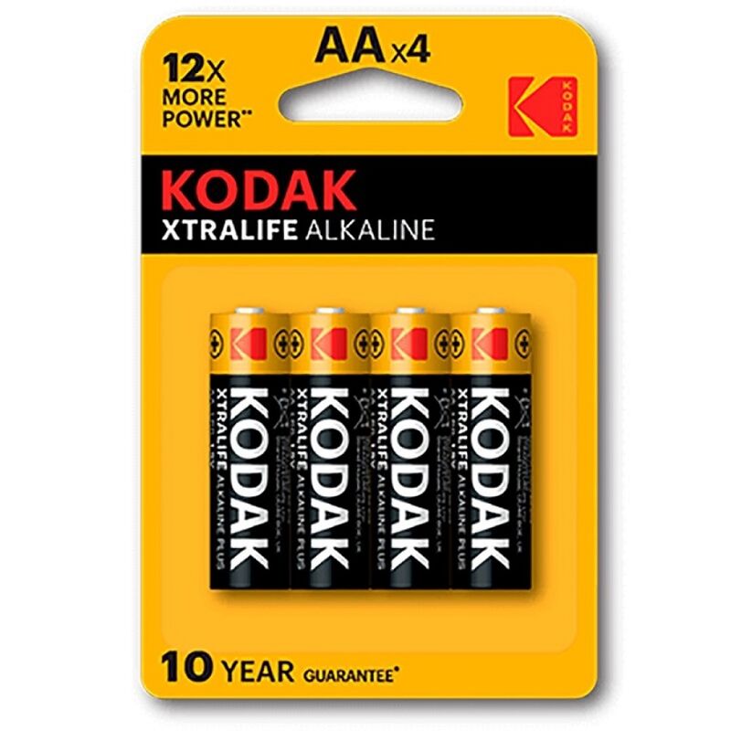 Alkalické baterie AA s dlouhou výdrží pro každodenní zařízení a elektroniku KODAK