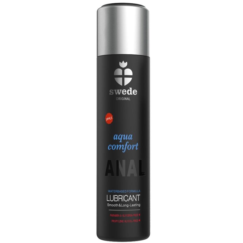 SWEDE Aqua Comfort anální lubrikační gel na vodní bázi, 120 ml