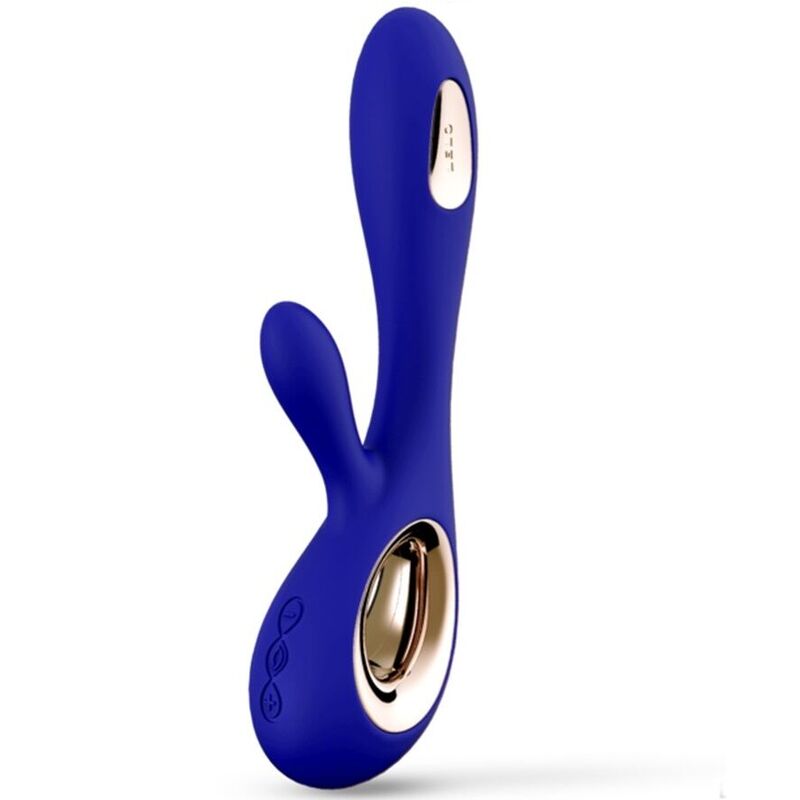 LELO Soraya Wave vibrátor typu rabbit v půlnoční modré