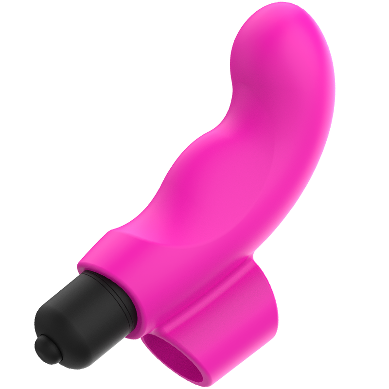 OHMAMA Neon Pink Xmas Edition vibrátor na prst