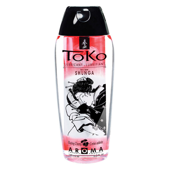 Shunga Toko Burning Cherry lubrikační gel s příchutí, 165 ml