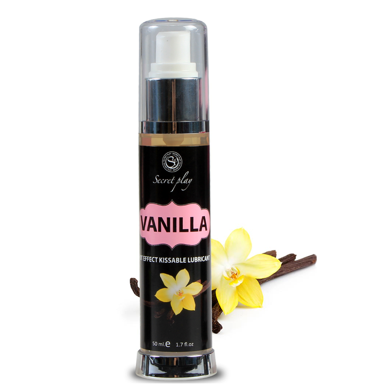 Zahřívací lubrikační gel Secretplay s vůní vanilky, 50 ml