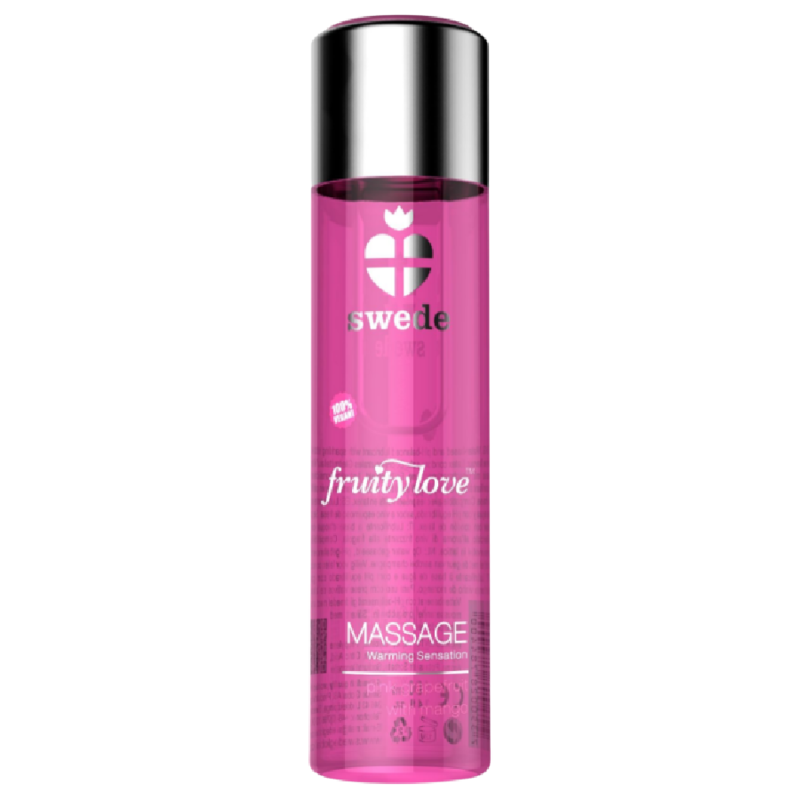 SWEDE Fruity Love masážní olej s vůní grapefruitu a manga, 120 ml