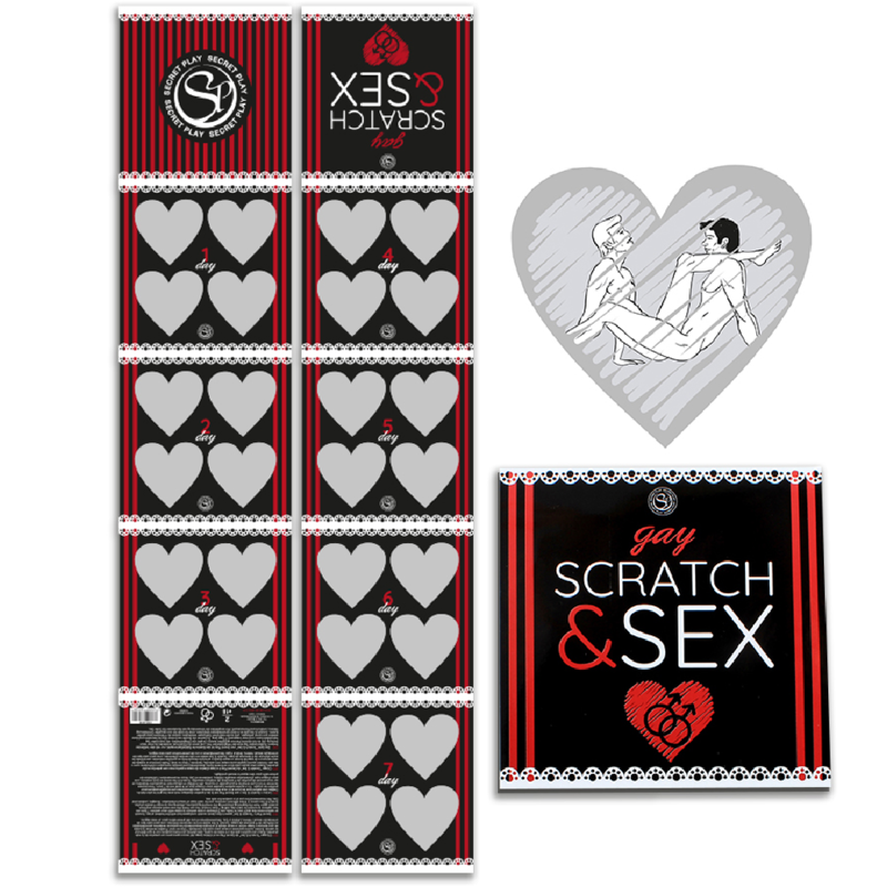 Erotická hra Secretplay Scratch & Sex pro gay páry