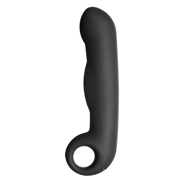 Silikonové dildo ElectraStim Ovid pro elektrosex, černé