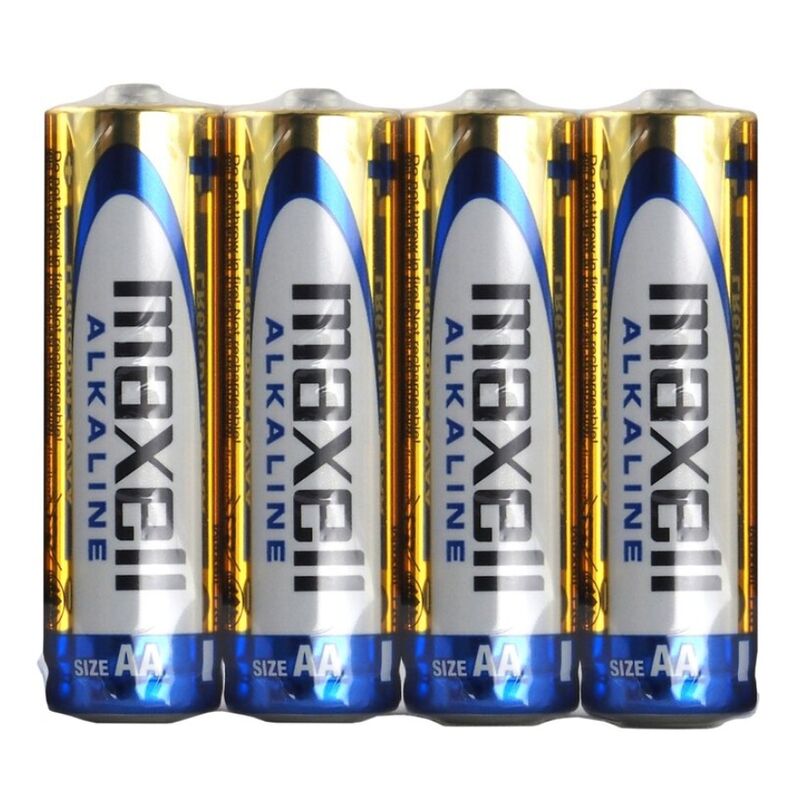 Alkalické baterie AA LR6, balení 4 ks, vysoký výkon a dlouhá skladovatelnost MAXELL