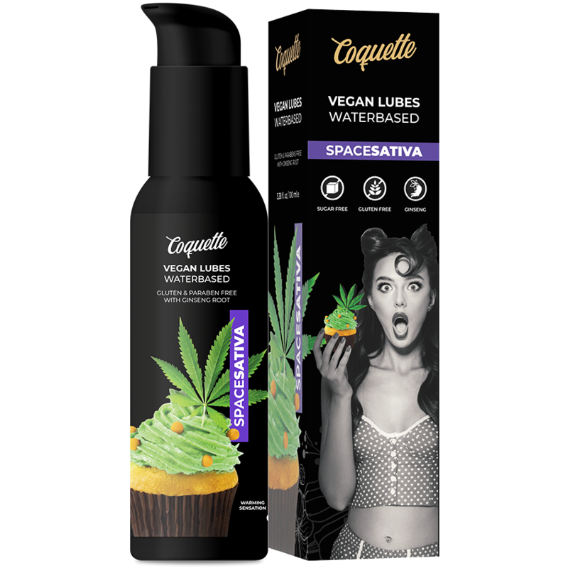 Coquette Chic Desire Space Sativa lubrikační gel s příchutí, 100 ml